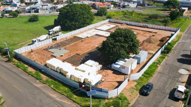 Novo CEI que está sendo construído pela Prefeitura atenderá bairro Mais Parque e região