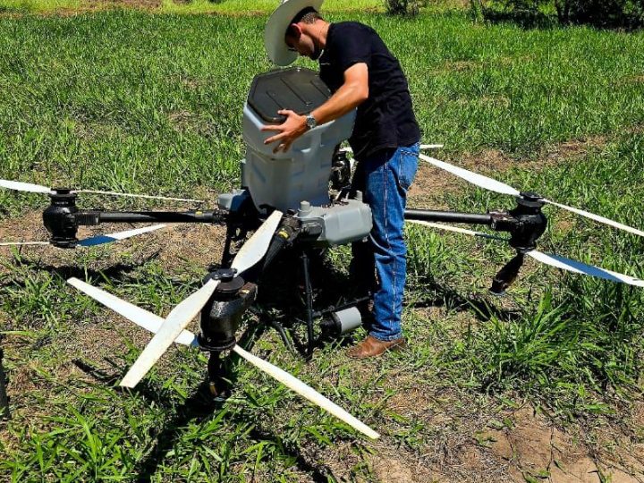 CESP adota uso de drones para ações de reflorestamento na região da UHE Porto Primavera