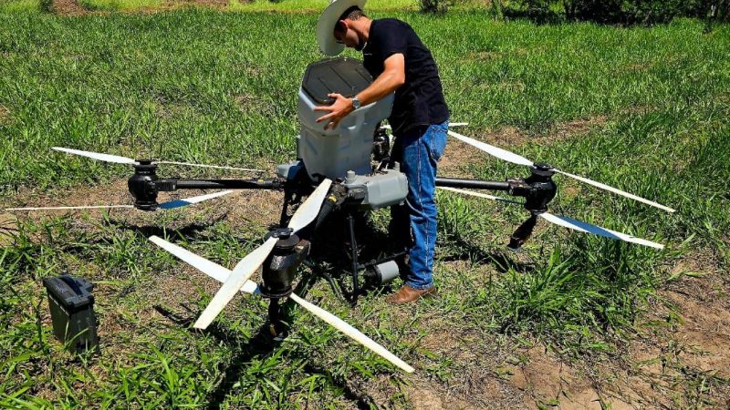 CESP adota uso de drones para ações de reflorestamento na região da UHE Porto Primavera