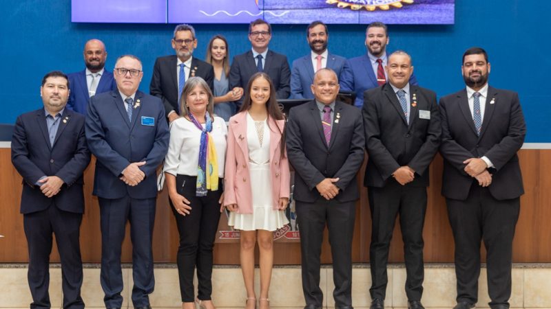 Câmara de Três Lagoas realiza sessão para celebrar os 120 anos do Rotary Club