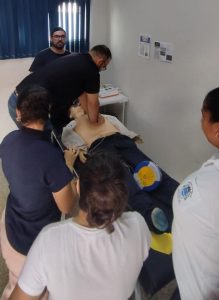 Prefeitura de Água Clara realiza capacitação em urgência e emergência para profissionais de saúde Prefeitura de Água Clara realiza capacitação em urgência e emergência para profissionais de saúde