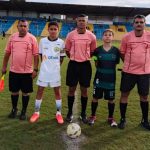 Árbitros de Água Clara atuam em partida oficial da Federação de Futebol de MS, em Costa Rica