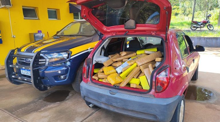 PRF apreende 242 Kg de maconha em Três Lagoas (MS)