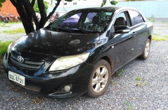 Corolla com lances a partir de pouco mais de 10 mil reais em leilão do Detran-MS