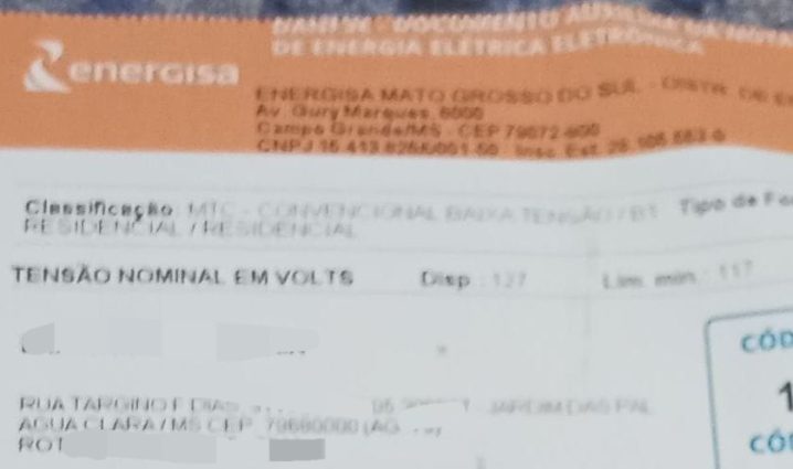 Isenção no pagamento da tarifa de energia pode alcançar mais de 130 mil famílias em MS