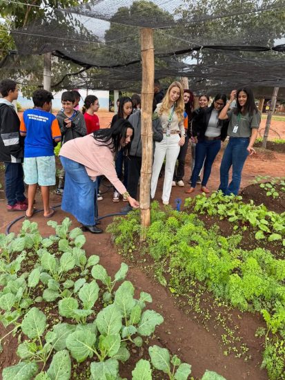 Projeto “Crescer e Colher” incentiva agroecologia e educação ambiental em escola municipal de Água Clara