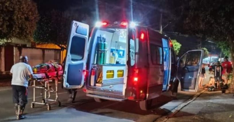 Motorista foge após provocar acidente que deixou dois jovens feridos em Três Lagoas