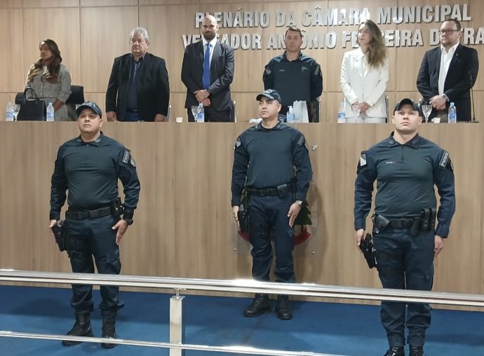Solenidade na Câmara marca troca de comando no 3º Pelotão da Polícia Militar de Água Clara