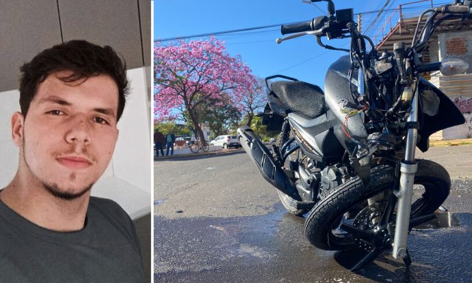 Jovem motociclista morre em acidente no Centro de Três Lagoas na manhã deste sábado