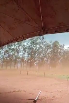Meteorologia prevê vendavais para os 79 municípios de MS, com início nesta terça-feira